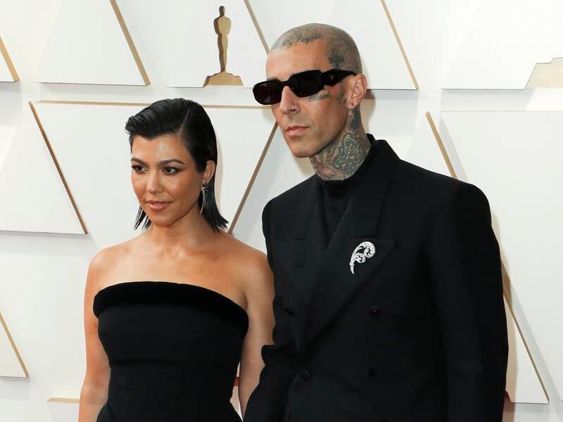 Musician Travis Barker has been hospitalised in Los Angeles, with his wife Kourtney Kardashian at his side. EPA