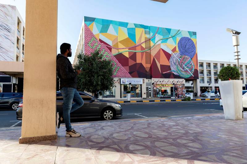 Dubai, United Arab Emirates - Reporter: N/A: Photo project. Street art and graffiti from around the UAE. Monday, January 27th, 2020. Al Karama, Dubai. Chris Whiteoak / The National