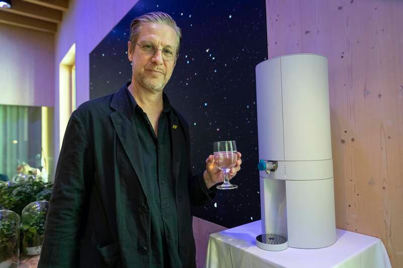 Martin Renck, co-founder and creative director at Wayout International, warned of the need for access to clean water free of pollutants.  Antonie Robertson/The National