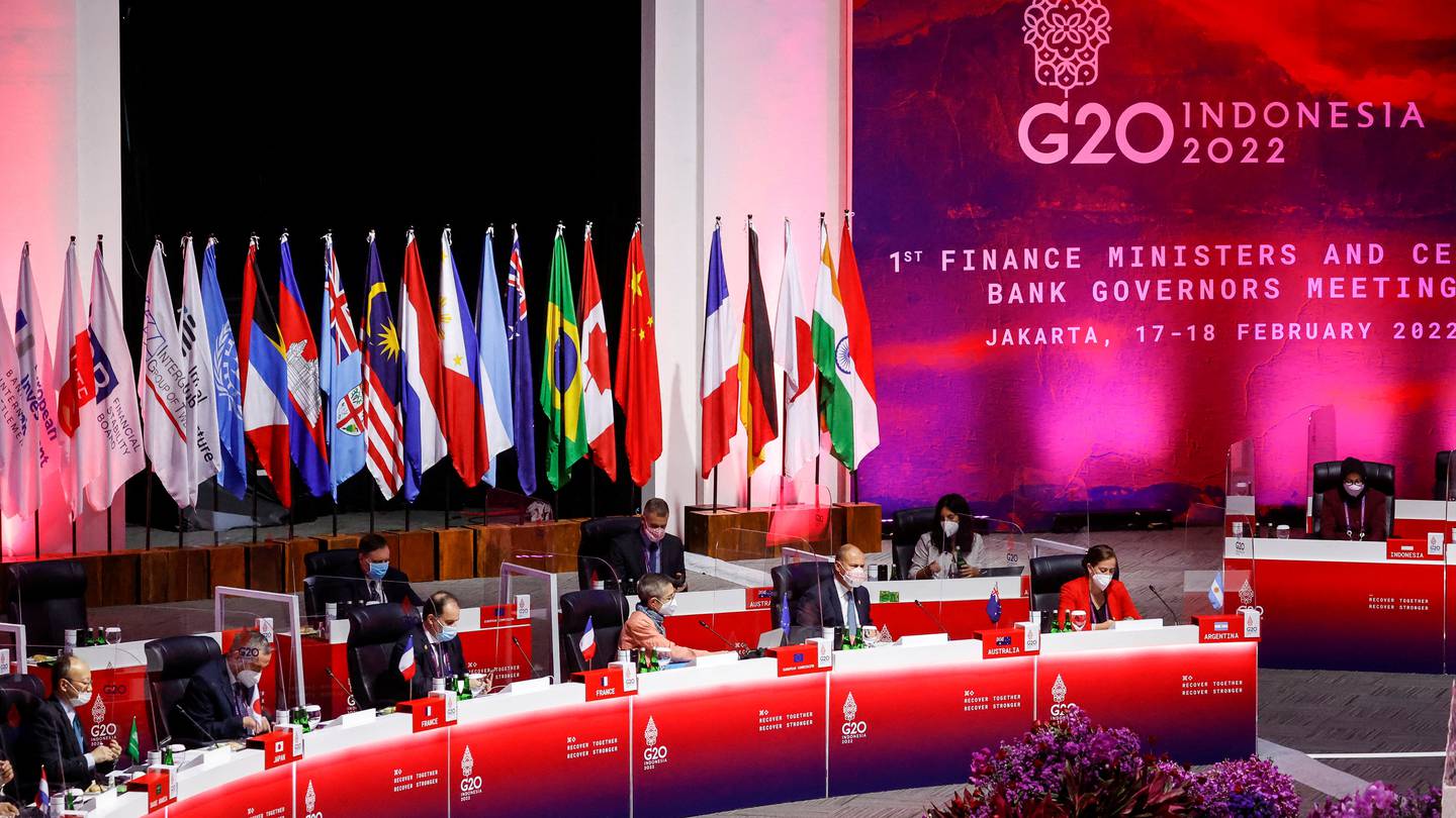 G20 mengeluarkan pernyataan yang melunak tentang dampak risiko geopolitik terhadap ekonomi global