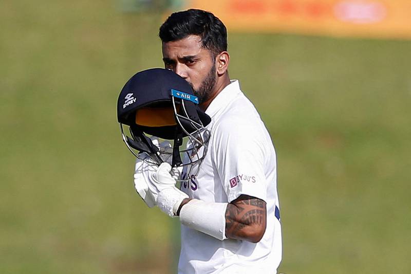 India opener KL Rahul scored a century on the opening day of the first Test against South Africa at SuperSport Park in Centurion on December 26, 2021. AFP