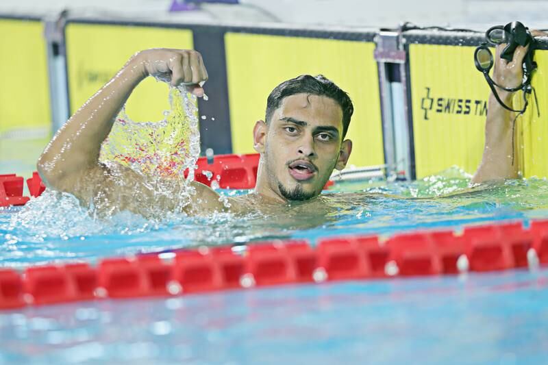 UAE swimmer and Olympian Yousuf Al Matrooshi. Photo: UAE Swimming Federation