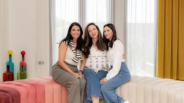 From left, members of the Cookbook Circle include cookbook author Zahra Abdalla, baker Yasmine Idriss Tannir and food consultant and club founder Dina Yazbak. Photo: Cookbook Circle