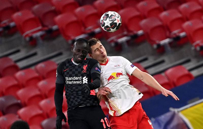 Sadio Mane, 8 - The Senegalese put huge pressure on Mukiele and the defender eventually cracked, gifting the striker the second goal. Even when things do not seem to be going his way, the 28-year-old never stops probing. AP