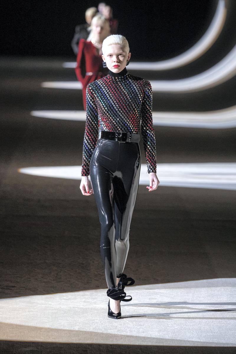 Stella McCartney shows hot pants and sustainable fabric on Paris street