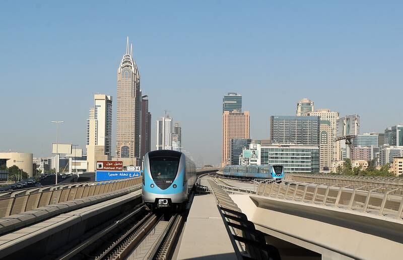 The Dubai Metro is a public-private partnership (PPP) project that cost Dh28 billion to develop in co-operation with at least five multinational corporations. Chris Whiteoak / The National