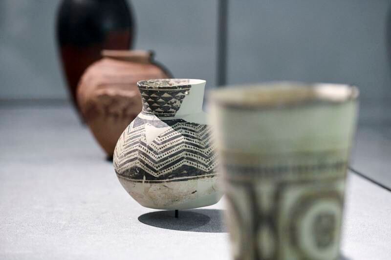 The vase dating back to 5500 BC was imported from Mesopotamia to Marawah Island.
