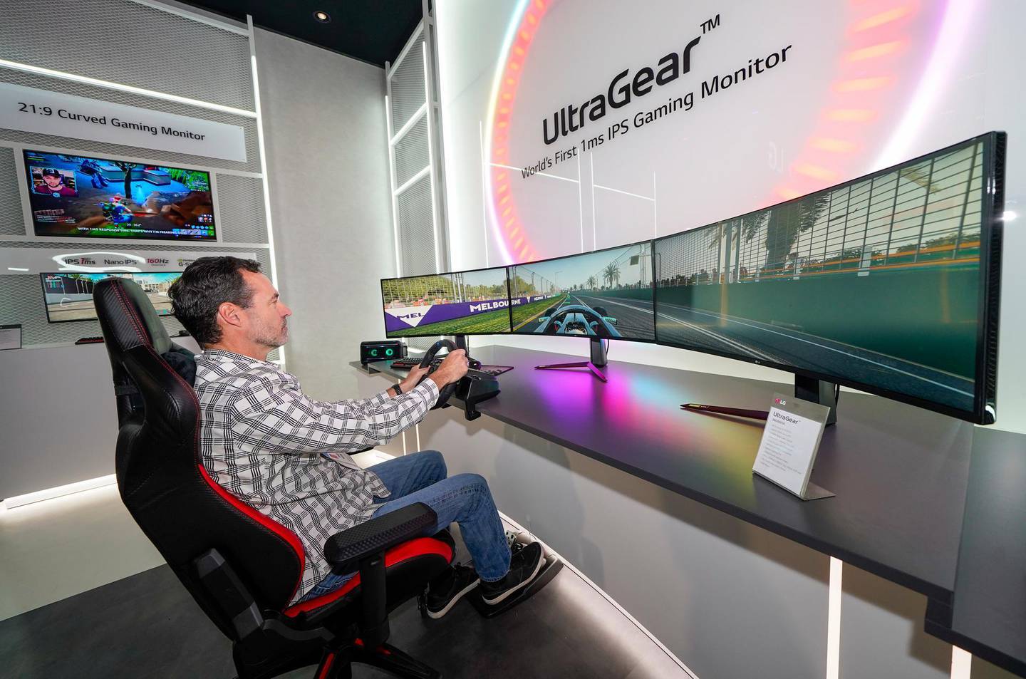 IMAGE DISTRIBUTED FOR LG ELECTRONICS - The World's First 1ms IPS Gaming Monitor at the LG Electronics booth during CES 2020 on Wednesday, Jan. 8, 2020 in Las Vegas. (Jack Dempsey/AP Images for LG Electronics)