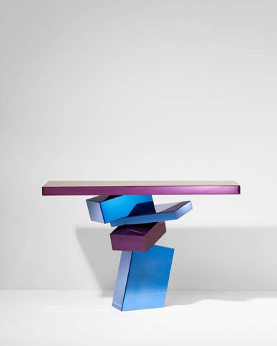 The Console Twist by French designer Herve Van der Straeten is expected to raise £12,000-£18,000. Courtesy Sotheby's