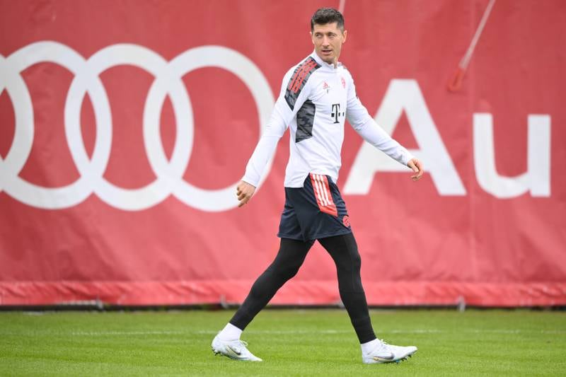 Bayern striker Robert Lewandowski. Getty