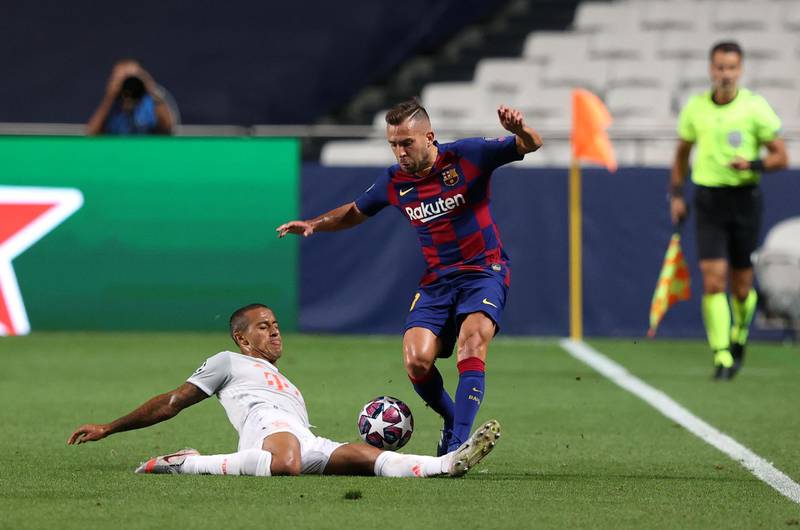 Jordi Alba - 5: Once upon a time, he was Lionel Messi’s most reliable ally, a firefly down the left flank. Two cameos, in the lead up to Barca’s goals, reminded of those days. The rest? Forgettable. Getty