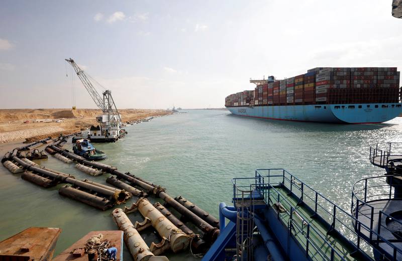 More than 22,000 ships with a combined cargo volume of 1.32 billion tonnes passed through the Suez Canal in the 2021-2022 fiscal year. Reuters