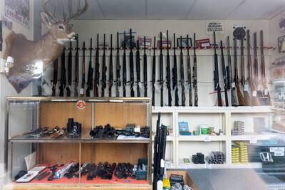 Vintage Firearms, the gun shop where Buffalo supermarket shooting suspect Payton Gendron legally purchased his weapon, in Endicott, New York. Reuters