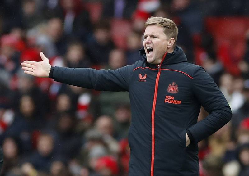 Eddie Howe sees his Newcastle team take on relegation rivals Norwich and Burnley in their next two matches. Reuters