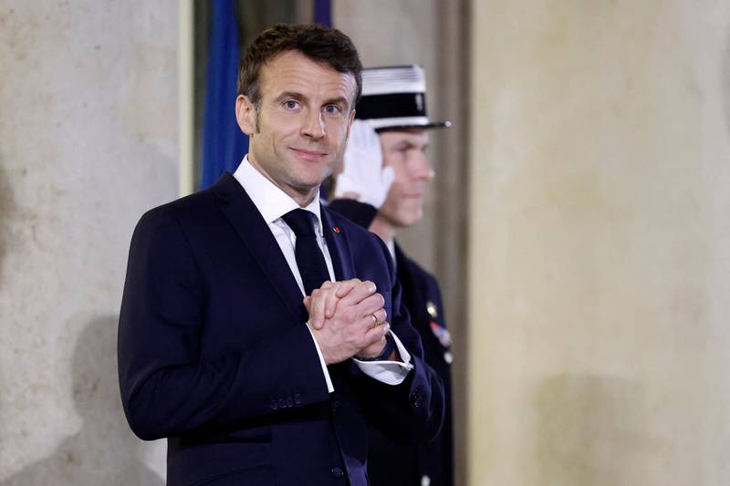 France's President Emmanuel Macron wants to raise the pension age from 62 to 64. AFP