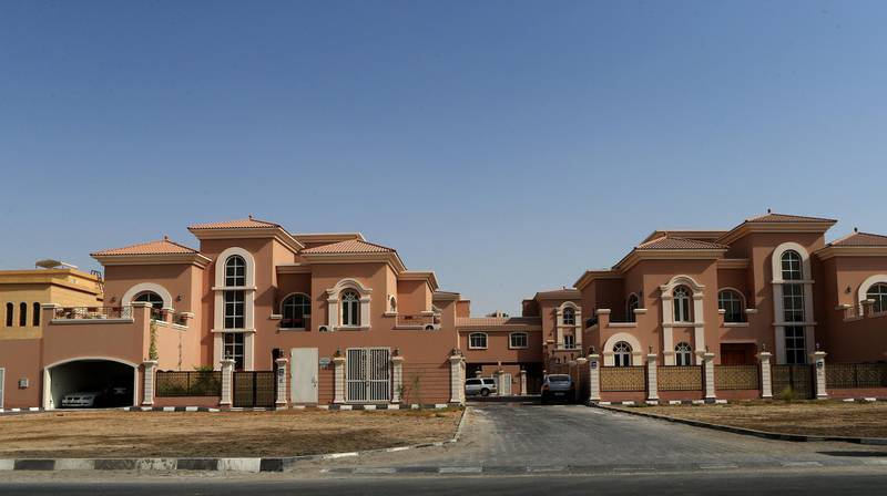 ABU DHABI - UNITED ARAB EMIRATES - 06AUG2015 - Villas at Khalifa city in Abu Dhabi. Ravindranath K / The National (for business stock)

 *** Local Caption ***  RK0608-KhalifaCity10.jpg