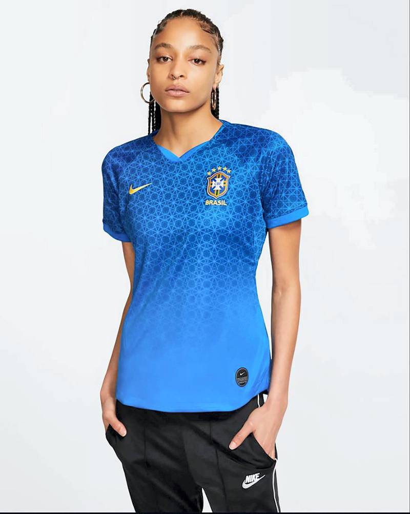 6th: Brazil away - Nike have had a tough time trying to vary the Brazil kits over the years, but this one is an absolute treat. The blue is beautiful, the pattern majestic. Reminds me of a constellation, and if you look hard enough you can see the circular wedge holders from the Trivial Pursuit board game. Courtesy Nike