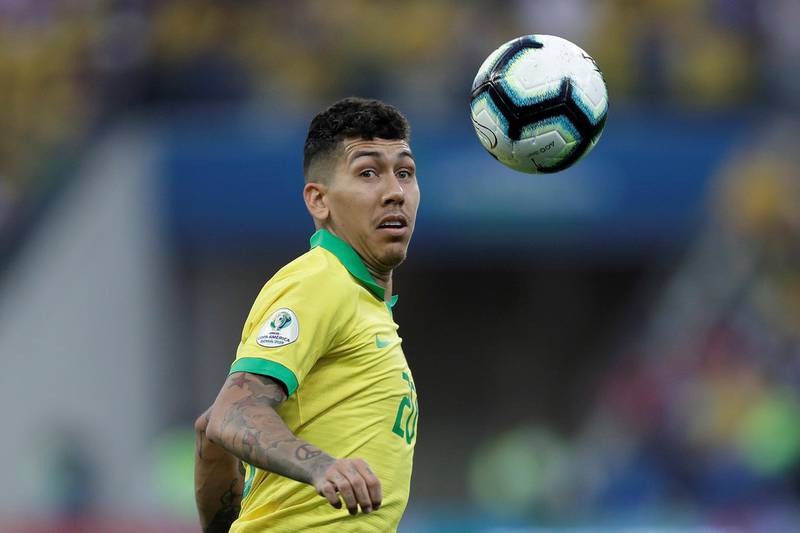 Roberto Firmino during the Copa America 2019 Group A match against Peru and Brazil at Corinthians Arena in Sao Paulo, Brazil. EPA