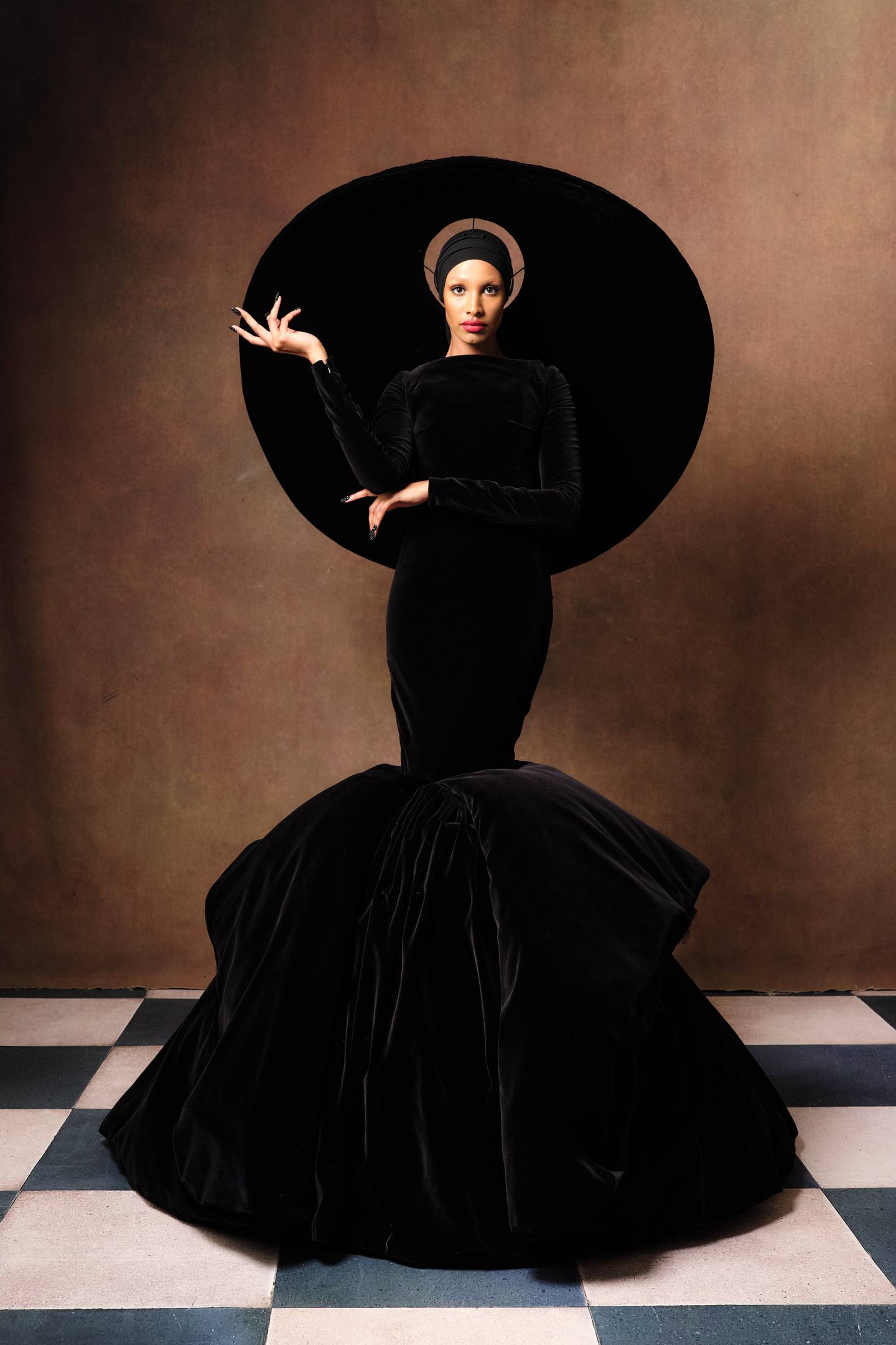 Harris Reed's collection exuded old-school glamour.  Photo: Harris Reed