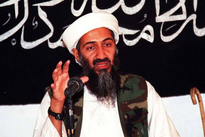 (FILES) This undated file picture shows Saudi dissident Osama bin Ladin speaking at an undisclosed place inside Afghanistan. Al-Qaeda mastermind Osama bin Laden was killed late on May 1, 2011 in a firefight with covert US forces deep inside Pakistan, prompting President Barack Obama to declare "justice has been done" a decade after the September 11 attacks.   AFP PHOTO / FILES