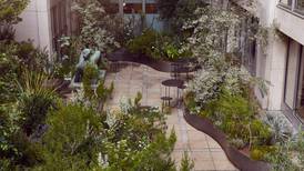 See the elegant Hermes garden terrace in central London