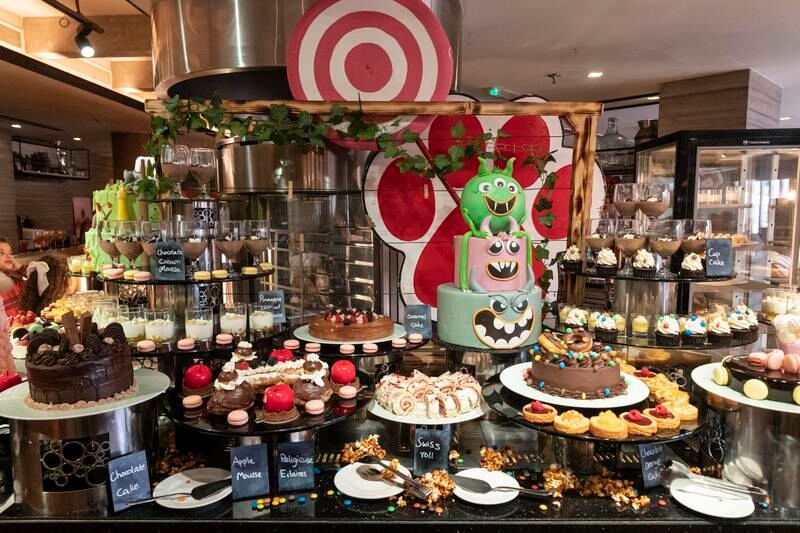 The dessert spread at Yalumba. Antonie Robertson / The National
