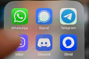 Users have flocked to alternative messaging services such as Signal and Telegram in the wake of WhatsApp updating its terms of service. AFP