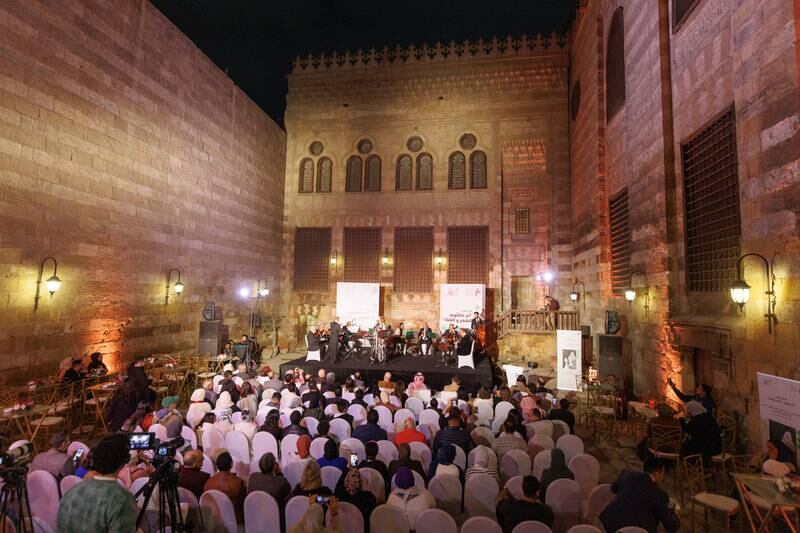 Nagy performed in the historic Sultan Al Ghuri Complex in the Egyptian capital.