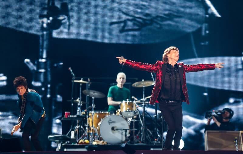 The Rolling Stones perform at du Arena in Abu Dhabi on February 21, 2014. Photo: Flash Entertainment