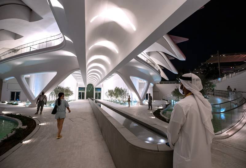 The UAE Pavilion at Expo 2020 Dubai. Victor Besa/ The National.