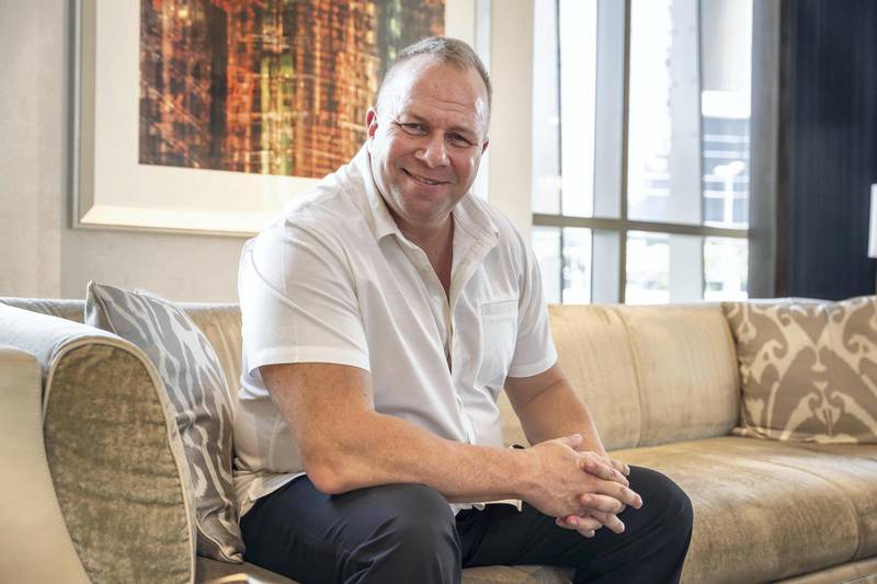 DUBAI, UNITED ARAB EMIRATES. 02 AUGUST 2018. Interview with CEO of Fine Hygienic Holding, James Michael Lafferty. (Photo: Antonie Robertson/The National) Journalist: Alkesh Sharma. Section: Business.
