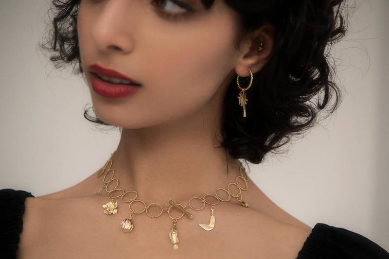Jewellery from the Keepsakes collection, which launched at the Ataya exhibition in Abu Dhabi. Photo: MKS Jewellery