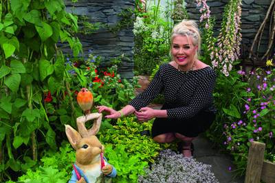 Kim Wilde at the RHS Chelsea Flower Show in London in May. Photo by Mark Thomas / REX