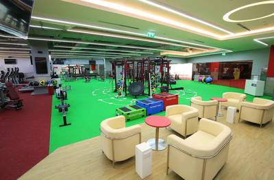 Fitness First Bawabat Al Sharq. Courtesy of Fitness First