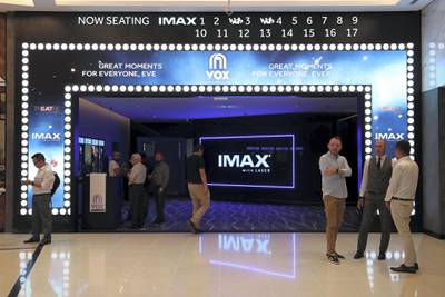 ABU DHABI ,  UNITED ARAB EMIRATES , SEPTEMBER 4 – 2019 :- VOX Cinema at the new expansion of The Galleria on Al Maryah Island in Abu Dhabi. ( Pawan Singh / The National ) For Lifestyle
