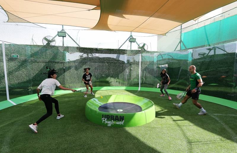 The 360 ball play area.