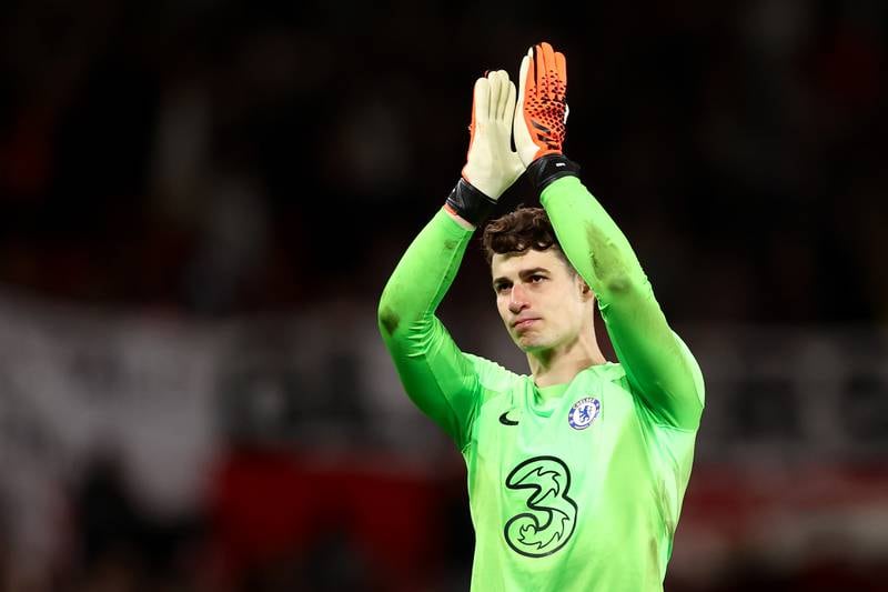 CHELSEA PLAYER RATINGS: Kepa Arrizabalaga - 6. Provided a good save to deny Garnacho in the 89th minute. Produced decent saves to deny Rashford and Mctominay in added time. Couldn’t have done more to stop any of the home side’s four goals. Getty