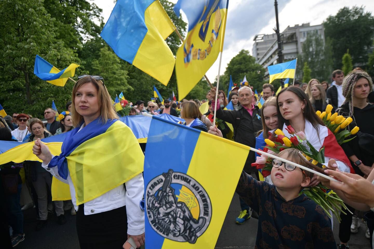 Many Ukrainian citizens have taken refuge in Poland and other neighbouring countries. EPA 