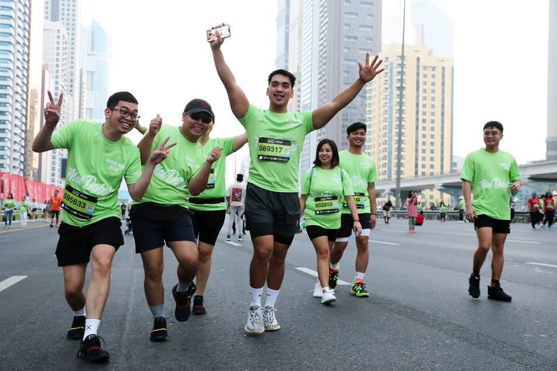 The run is part of the Dubai Fitness Challenge's mission to encourage people in the UAE to become more active