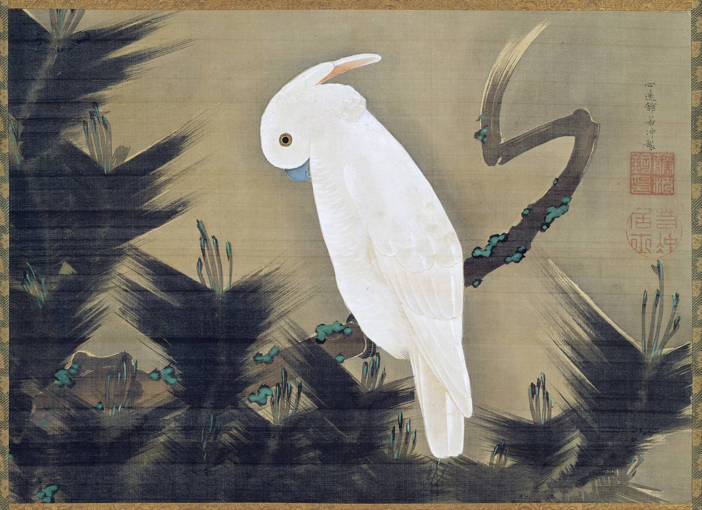Drawing on his studies of the Japanese masters, such as Ito Jakuchu, pictured, as well as modern pop culture, Takashi Murakami tugged at a thread of continuity running through the Japanese visual language, to create his Superflat style. Getty Images