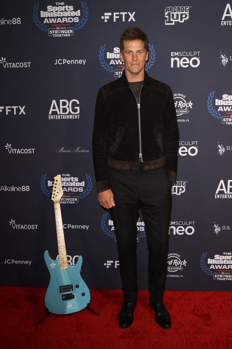 Brady at the 2021 Sports Illustrated Awards at Seminole Hard Rock Hotel and Casino on December 07, 2021, in Hollywood, Florida. Getty