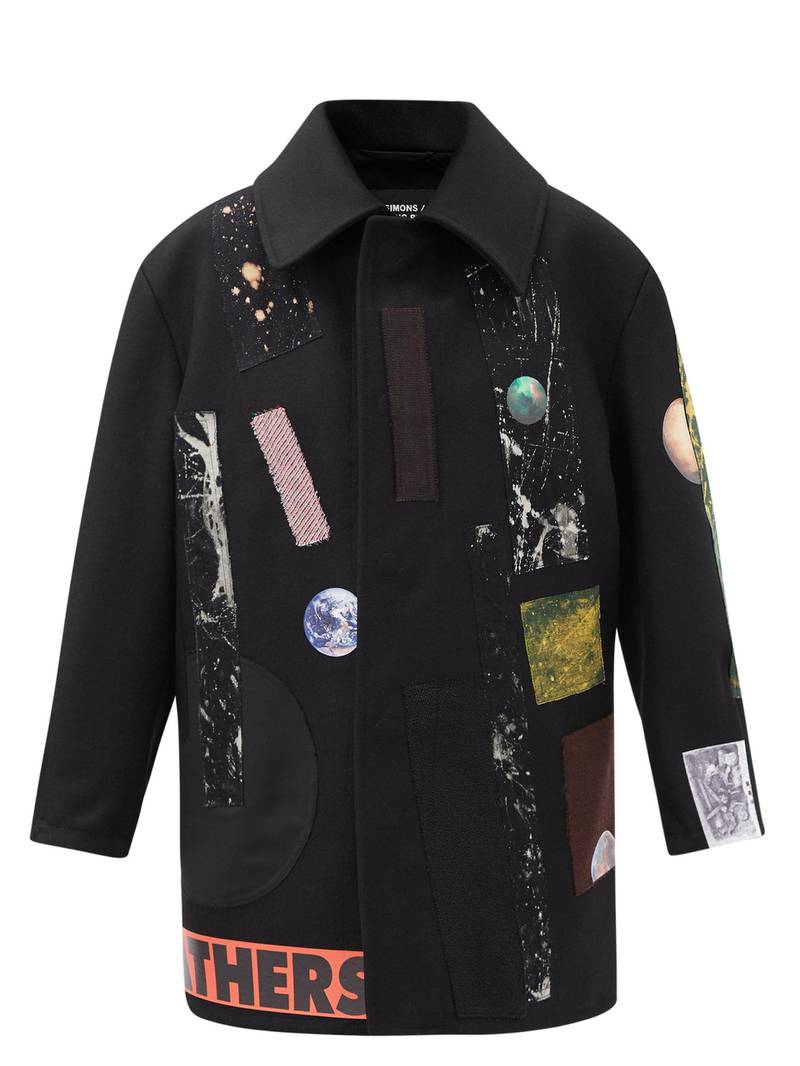 A jacket from the autumn / winter 2014 Raf Simons collection, with artist Sterling Ruby. All garments are part of the Raf Simons Archive Redux at Matches Fashion. All images courtesy Matches Fashion
