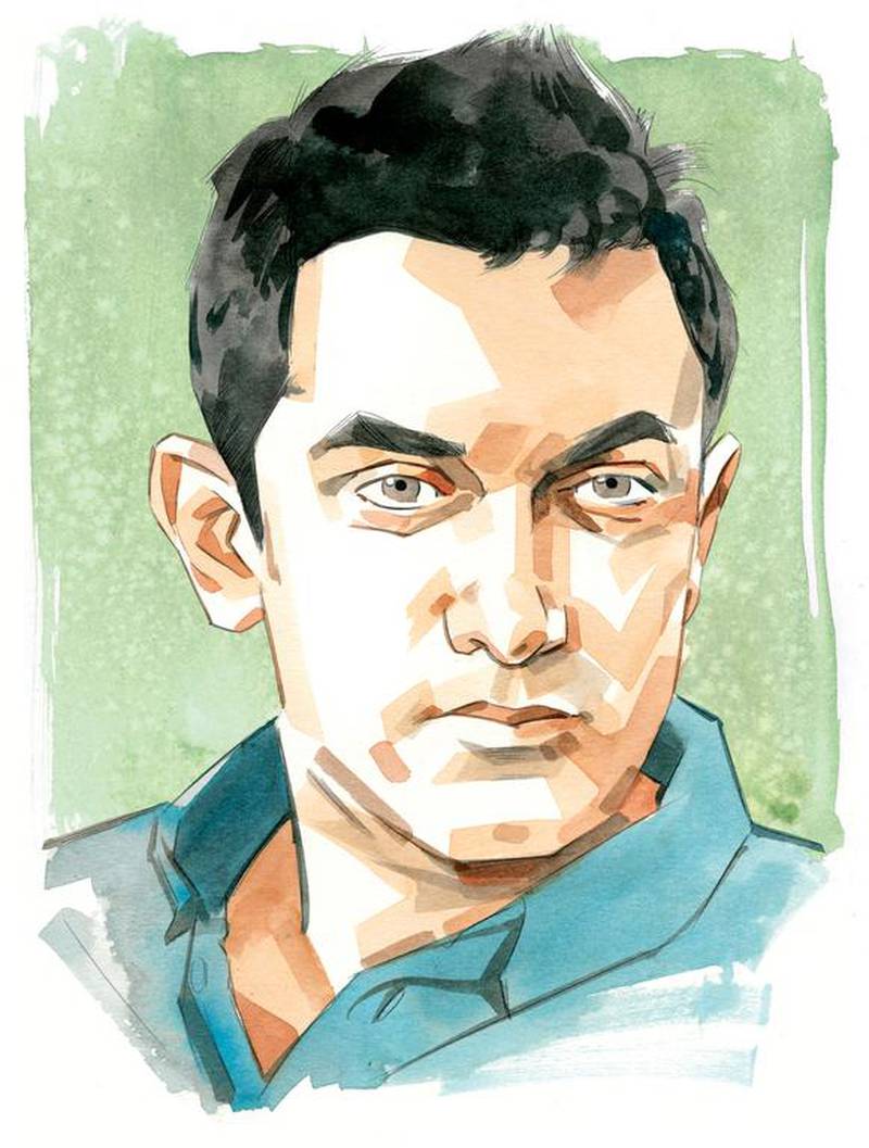 Aamir Khan courted controversy as his comments about India becoming less tolerant were blown out of context. Kagan McLeod for The National  



