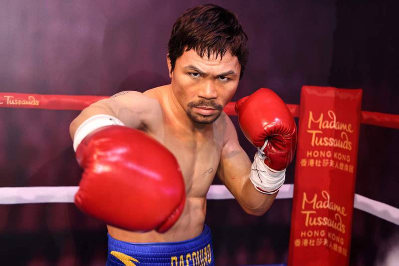 Manny Pacquiao's waxwork at Madame Tussauds Hong Kong was unveiled on November 23. Photo: Madame Tussauds