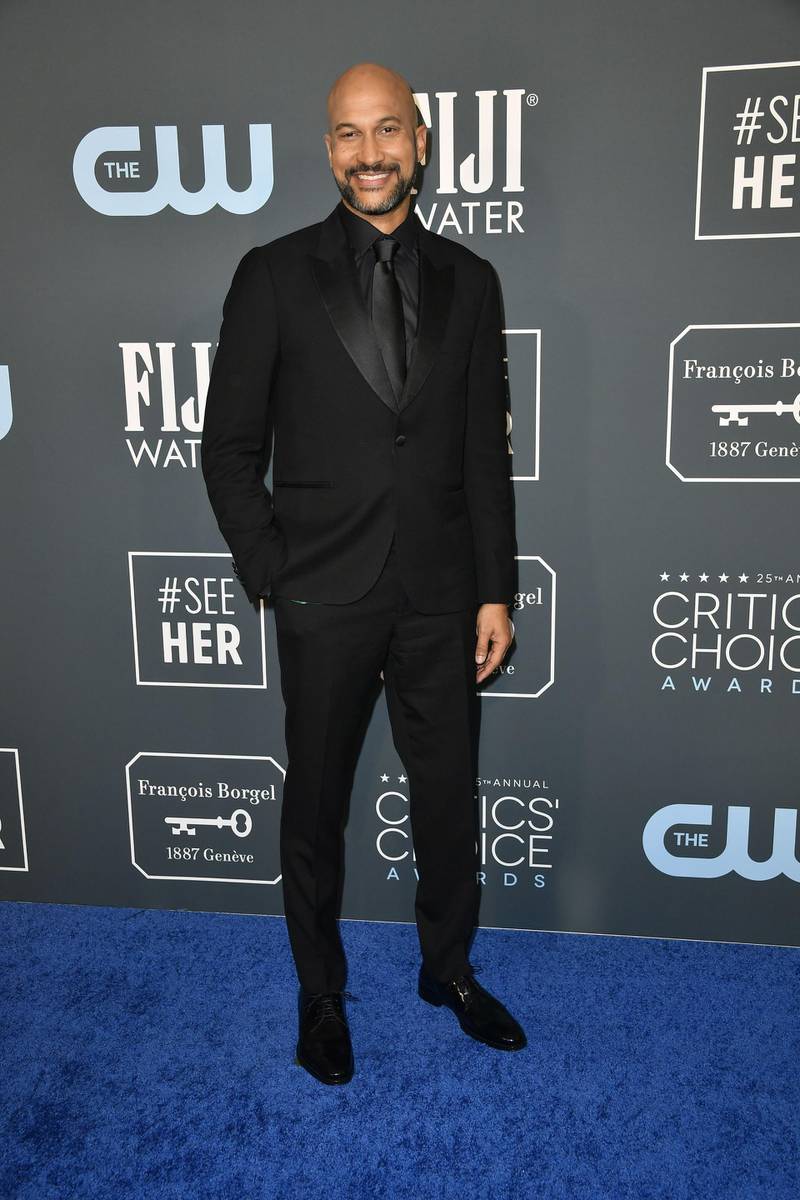 Keegan-Michael Key arrives at the 25th annual Critics' Choice Awards on Sunday, January 12, 2020. AFP