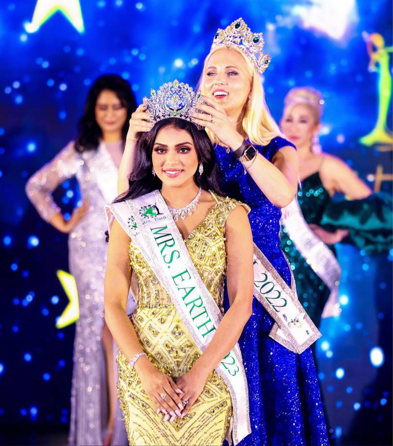 Dubai resident Debanjali Kamstra crowned Mrs Earth 2023