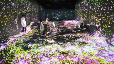 'Soft Terrain and Granular Topography_Spring'. In Jeddah in 2023, visitors will be able to experience teamLab's work for themselves.