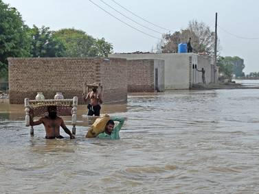 Tens of thousands evacuated in Pakistan as Punjab hit with flooding