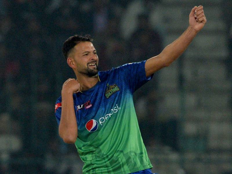 Multan Sultans fast bowler Ihsanullah has been the find of PSL 2023. AFP