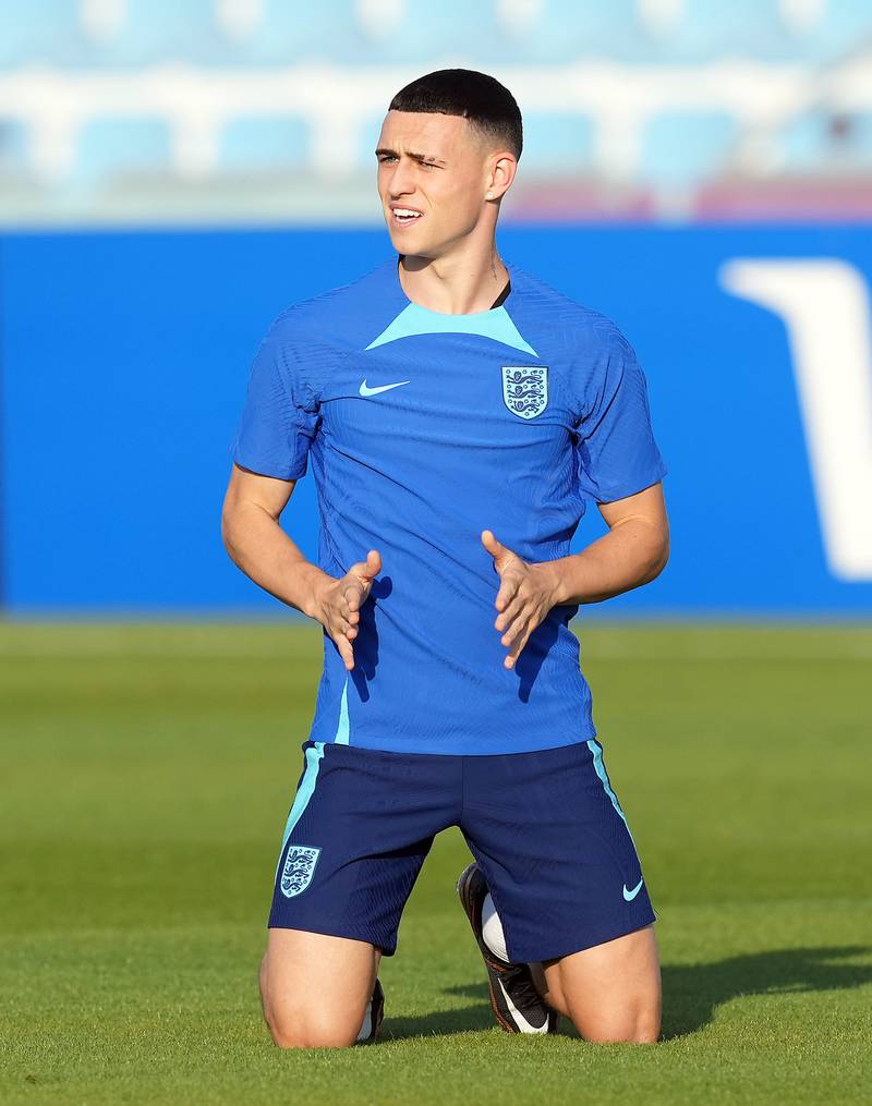 England attacker Phil Foden. PA